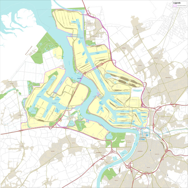 Map of Port Area