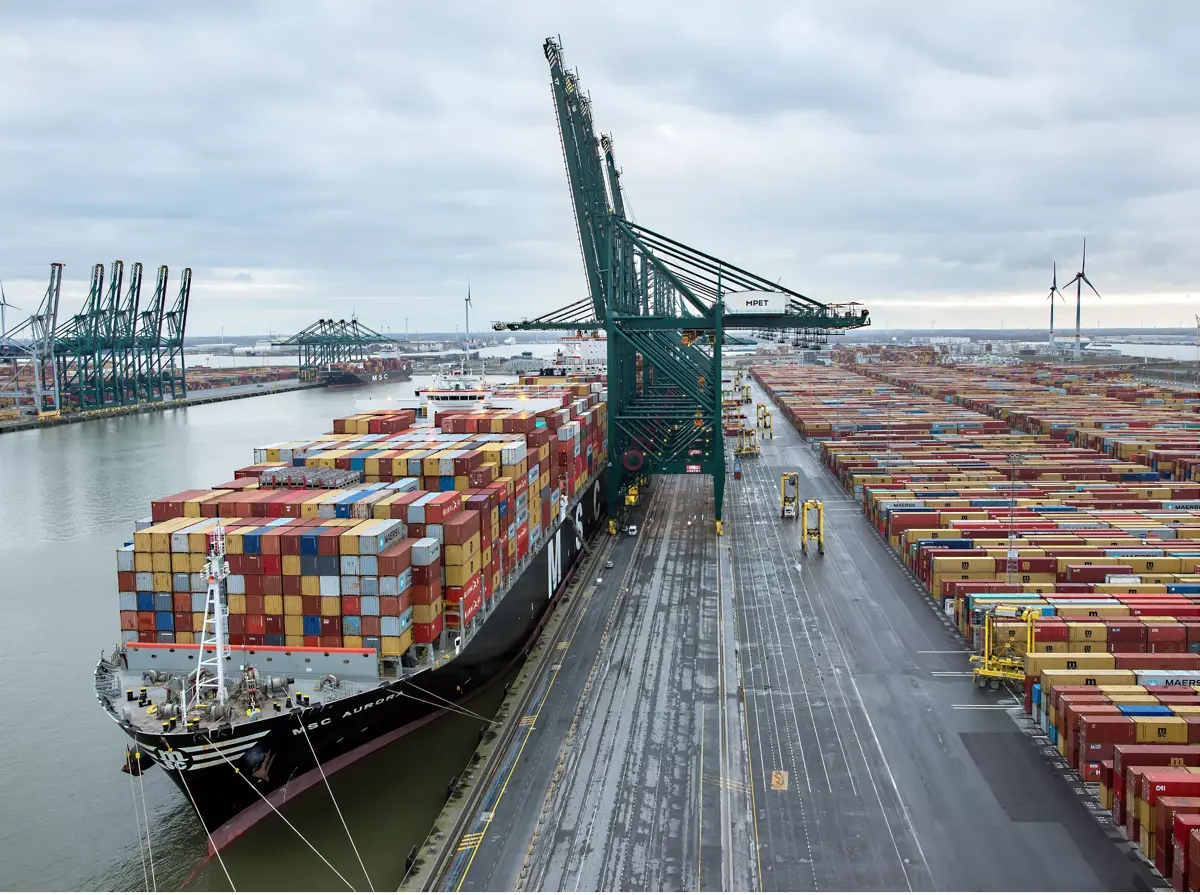 Na testvaarten in 2023 was MSC Aurora in januari 2024 het eerste containerschip met een diepgang van 16 meter dat de Antwerpse haven aandeed.