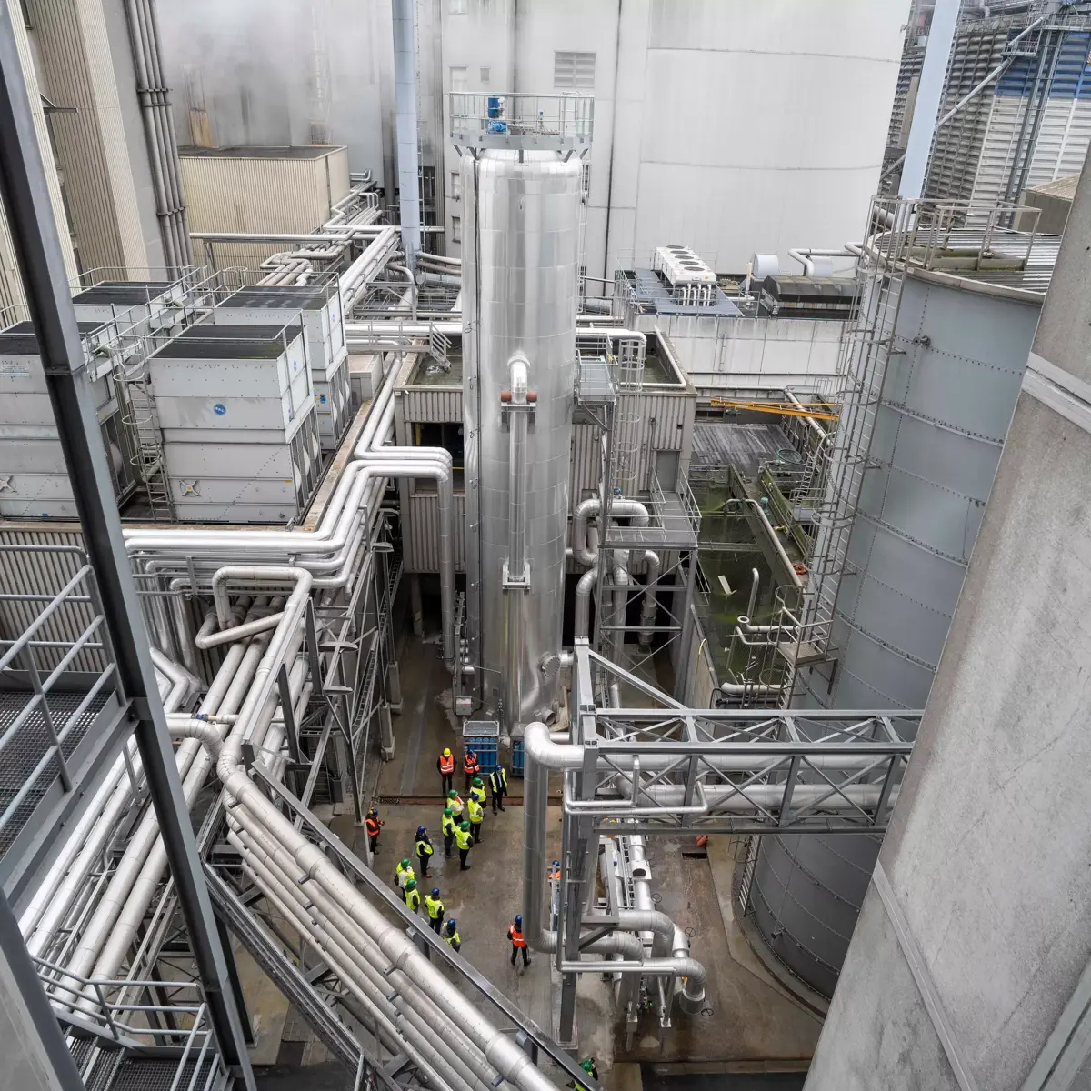 Warmtenetwerk Antwerpen Noord levert restwarmte van Indaver aan Boortmalt voor de productie van mout.